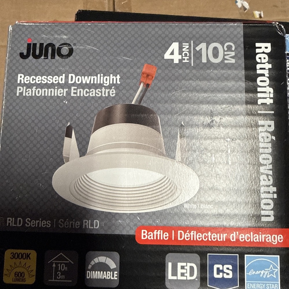 (1) Juno 269WXK 4" LED Gen4, 30K, 120V, White, 600 Lumens (For Can Lighting)